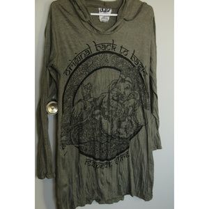 Indian-style cotton tunic/mini dress M